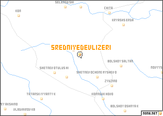 map of Sredniye Devlizeri