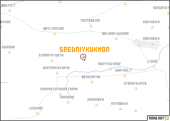 map of Sredniy Kukmor