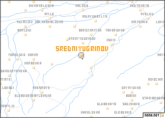 map of Sredniy Ugrinov
