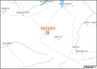 map of Sredniy