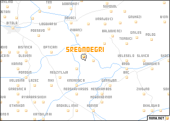 map of Sredno Egri