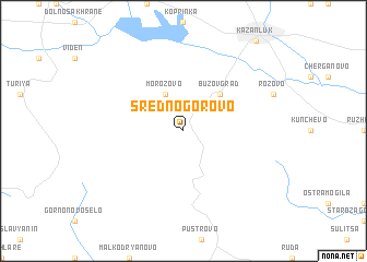 map of Srednogorovo