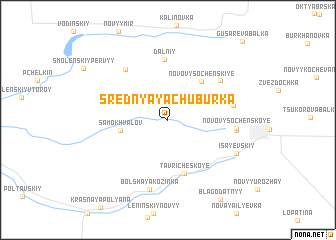 map of Srednyaya Chuburka