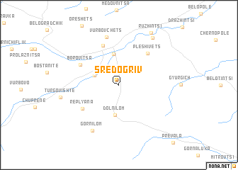 map of Sredogriv