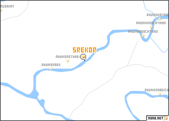 map of Srê Kôr