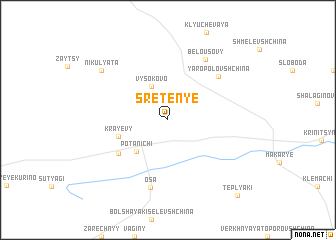 map of Sreten\