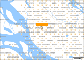 map of Sribāri