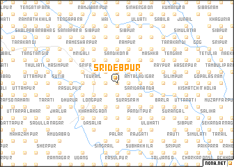 map of Sridebpur