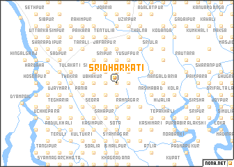 map of Srīdharkāti