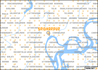 map of Sridharpur