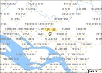 map of Srīkol