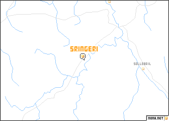 map of Sringeri