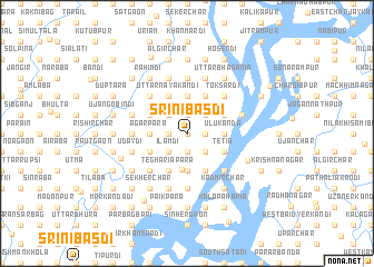map of Srinibasdi