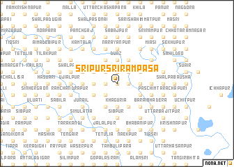 map of Sripur Srirāmpāsa