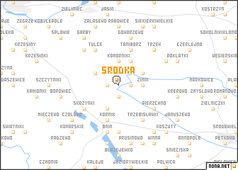 map of Śródka