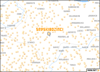 map of Srpski Božinci