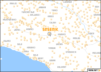 map of Sršenik
