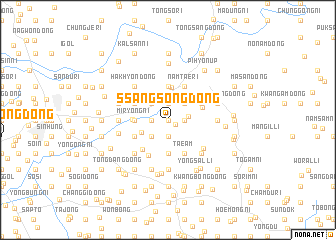 map of Ssangsong-dong