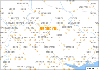 map of Ssangyul