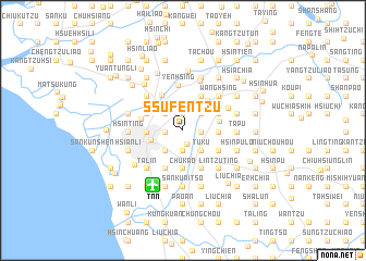 map of Ssu-fen-tzu