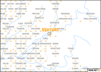 map of Ssu-yüan