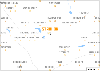 map of Staakow