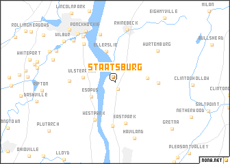map of Staatsburg