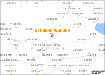 map of Stabbarps Gruva