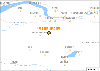 map of Staburags