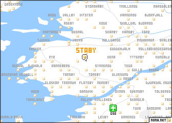 map of Staby