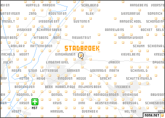 map of Stadbroek