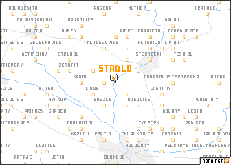 map of Stádlo