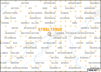 map of Stadl Traun