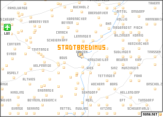 map of Stadtbredimus