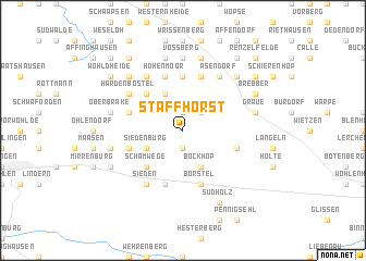 map of Staffhorst