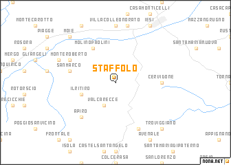 map of Staffolo