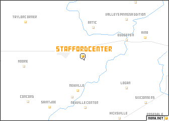 map of Stafford Center