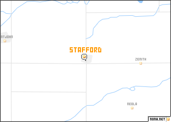 map of Stafford