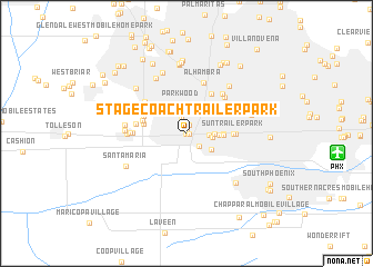 map of Stagecoach Trailer Park