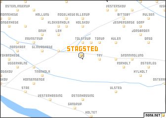 map of Stagsted