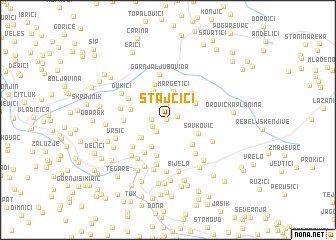 map of (( Stajčići ))