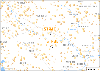 map of Staje