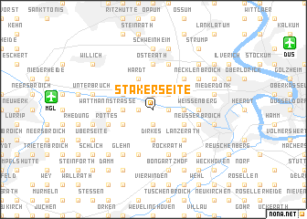 map of Stakerseite