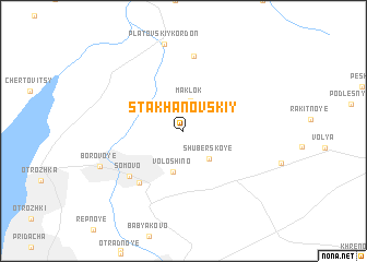 map of Stakhanovskiy