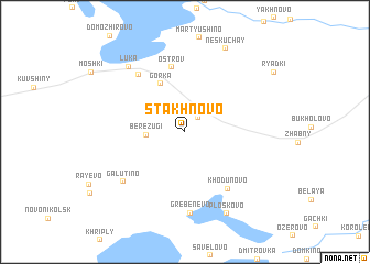 map of Stakhnovo