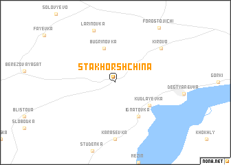 map of Stakhorshchina