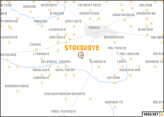 map of Stakovoye