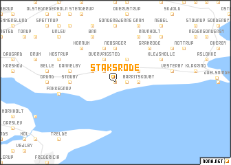 map of Staksrode