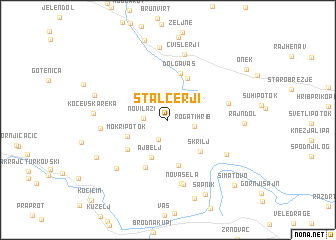 map of Štalcerji