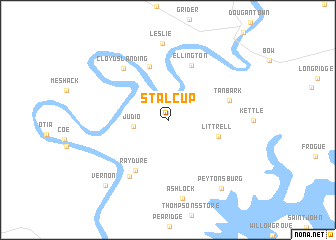 map of Stalcup